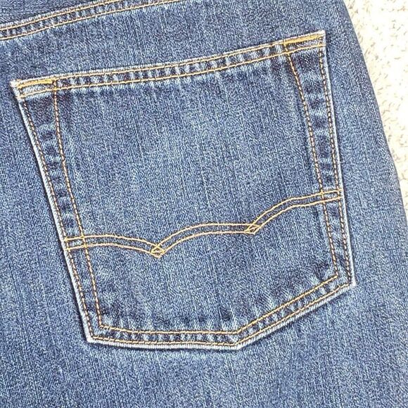 American Eagle Jeans AE Loose Straight Denim Mens 34X30 Medium Wash - Picture 5 of 11
